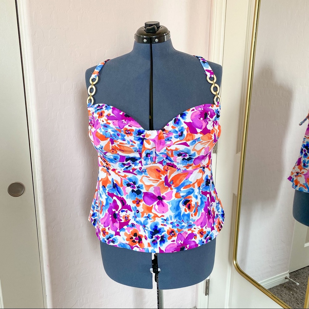 Catalina Collections convertible straps tankini